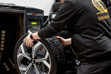 Däckskiftarna balansering av däck