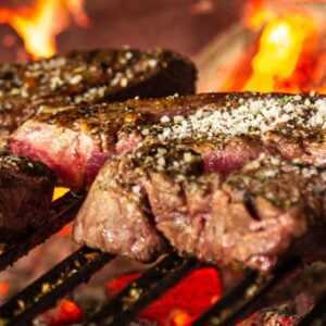 Köttfabriken kött på grill