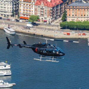 Live it Online helikopter över stockholm