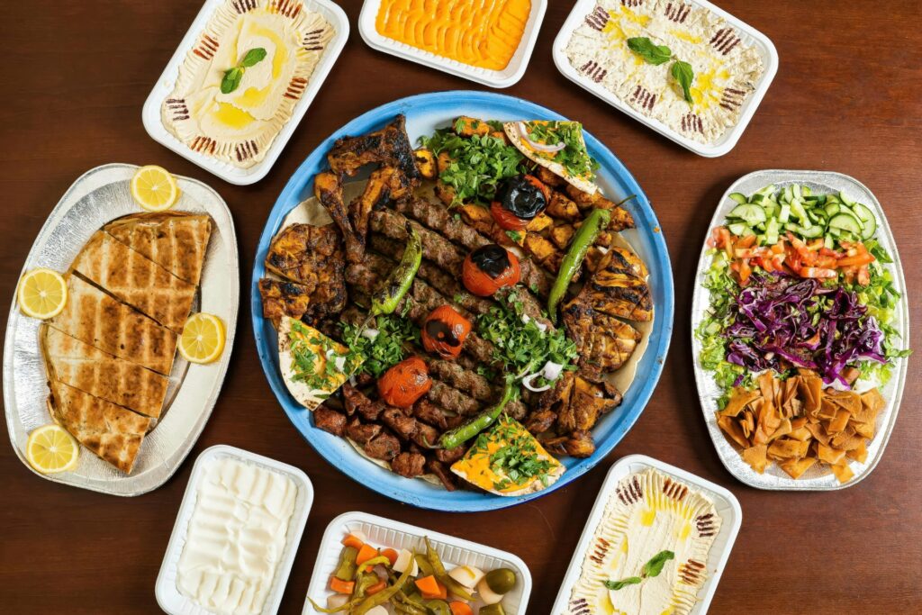 Poneh persiska kolgrill Maträtt